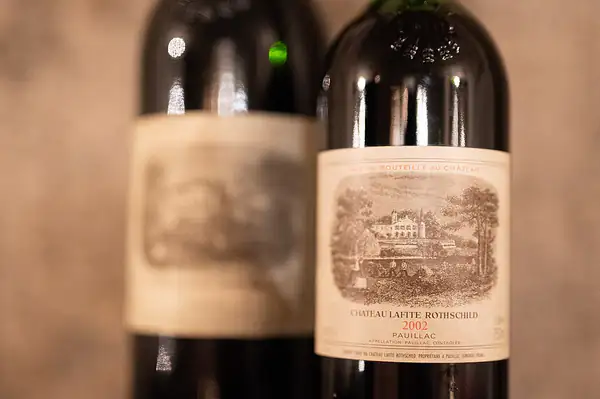 Bottle of Château Lafite Rothschild 1869